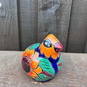 Colorful Sunflower Quail Bird Decor.